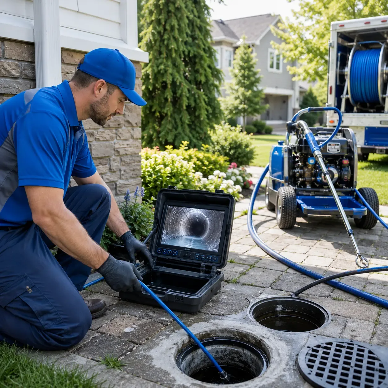 Outdoor drain cleaning professionals serving Bloomer, WI